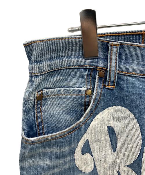 A BATHING APE（アベイシングエイプ）A BATHING APE (アベイシングエイプ) デニムパンツ インディゴ サイズ:SIZE 76cmの古着・服飾アイテム