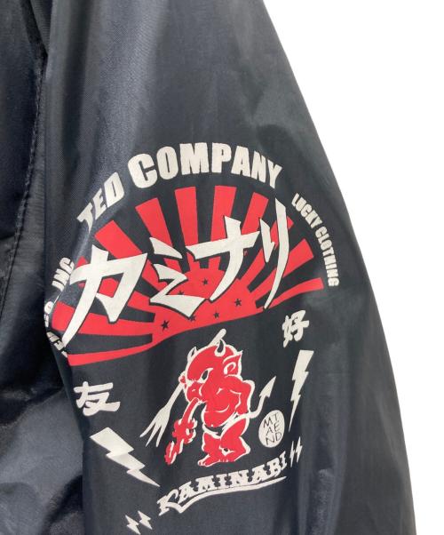 カミナリモーターズ（カミナリモーターズ）カミナリモーターズ (カミナリモーターズ) TEDMAN (テッドマン) カストロコート ブラック サイズ:Ｍの古着・服飾アイテム