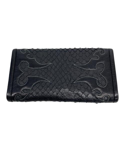 BILL WALL LEATHER（ビルウォールレザー）BILL WALL LEATHER (ビルウォールレザー) 長財布 ブラックの古着・服飾アイテム
