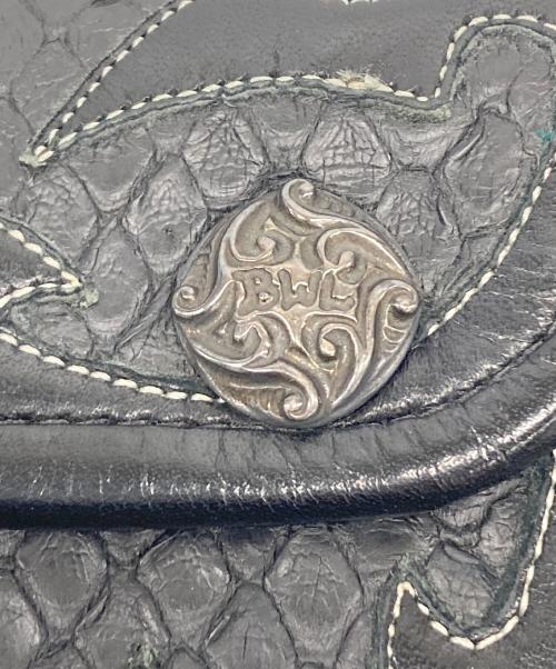 BILL WALL LEATHER（ビルウォールレザー）BILL WALL LEATHER (ビルウォールレザー) 長財布 ブラックの古着・服飾アイテム
