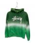 stussy（ステューシー）の古着「プルオーバーパーカー」｜グリーン