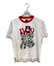 EVISU（エヴィス）の古着「半袖カットソー」｜ホワイト×レッド
