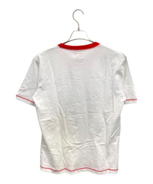 EVISU（エヴィス）EVISU (エヴィス) 半袖カットソー ホワイト×レッド サイズ:M 未使用品の古着・服飾アイテム