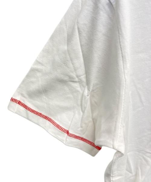 EVISU（エヴィス）EVISU (エヴィス) 半袖カットソー ホワイト×レッド サイズ:M 未使用品の古着・服飾アイテム