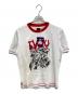 EVISU（エヴィス）の古着「半袖カットソー」｜ホワイト×レッド