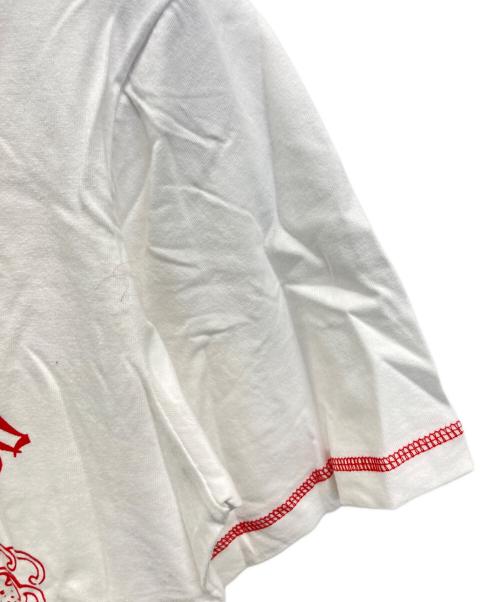 EVISU（エヴィス）EVISU (エヴィス) 半袖カットソー ホワイト×レッド サイズ:M 未使用品の古着・服飾アイテム