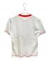 EVISU (エヴィス) 半袖カットソー ホワイト×レッド サイズ:M 未使用品：7000円