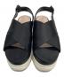 中古・古着 MIU MIU (ミュウミュウ) プラットフォームサンダル ブラック サイズ:SIZE 36：18000円