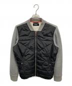 DIESELディーゼル）の古着「中綿ジャケット」｜ブラック×グレー