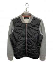 DIESEL（ディーゼル）の古着「中綿ジャケット」｜ブラック×グレー