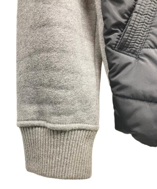 DIESEL（ディーゼル）DIESEL (ディーゼル) 中綿ジャケット ブラック×グレー サイズ:XSの古着・服飾アイテム