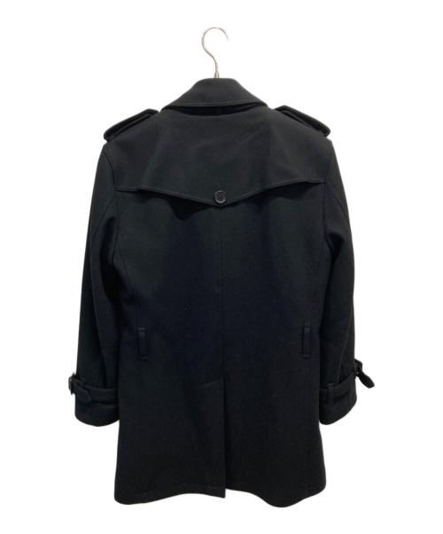 BURBERRY BLACK LABEL（バーバリーブラックレーベル）BURBERRY BLACK LABEL (バーバリーブラックレーベル) ライナー付カシミヤ混コート ブラック サイズ:SIZE Mの古着・服飾アイテム