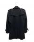 BURBERRY BLACK LABEL (バーバリーブラックレーベル) ライナー付カシミヤ混コート ブラック サイズ:SIZE M：18000円