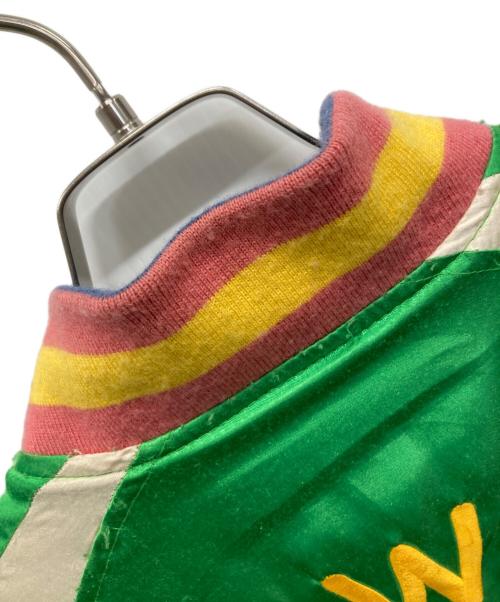 DEATH VALLEY（DEATH VALLEY）DEATH VALLEY (DEATH VALLEY) リバーシブルスカジャン グリーン×レッド サイズ:SIZE Mの古着・服飾アイテム
