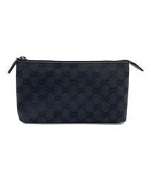 GUCCI（グッチ）の古着「コスメポーチ」｜ブラック