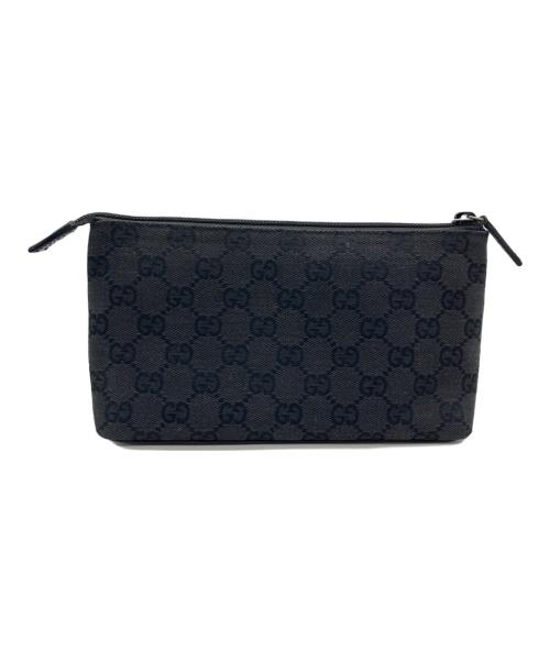 GUCCI（グッチ）GUCCI (グッチ) コスメポーチ ブラックの古着・服飾アイテム