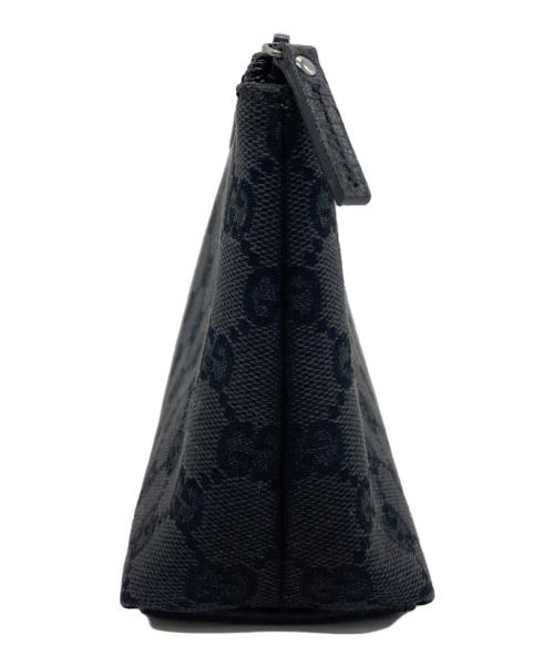 GUCCI（グッチ）GUCCI (グッチ) コスメポーチ ブラックの古着・服飾アイテム