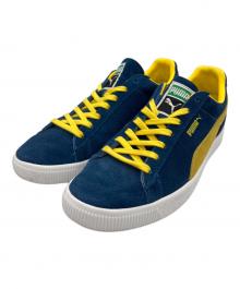 PUMA（プーマ）の古着「ローカットスニーカー」｜ネイビー×イエロー
