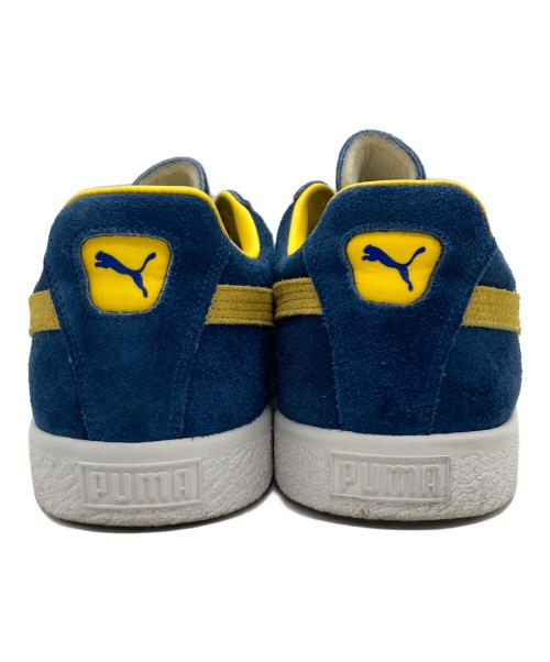 PUMA（プーマ）PUMA (プーマ) ローカットスニーカー ネイビー×イエロー サイズ:26.5の古着・服飾アイテム