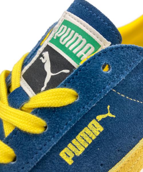 PUMA（プーマ）PUMA (プーマ) ローカットスニーカー ネイビー×イエロー サイズ:26.5の古着・服飾アイテム
