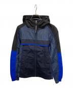 G-STAR RAWジースターロゥ）の古着「Denim Mix Hooded Jacket」｜ブラック×インディゴ×ブルー