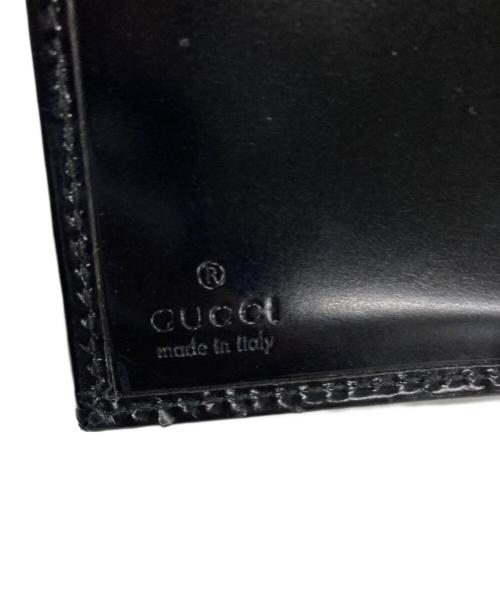 GUCCI（グッチ）GUCCI (グッチ) 2つ折り財布 ブラックの古着・服飾アイテム