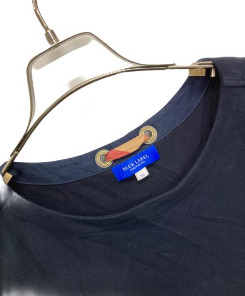 BLUE LABEL CRESTBRIDGE（ブルーレーベルクレストブリッジ）BLUE LABEL CRESTBRIDGE (ブルーレーベルクレストブリッジ) 半袖ワンピース ネイビー サイズ:SIZE 38の古着・服飾アイテム