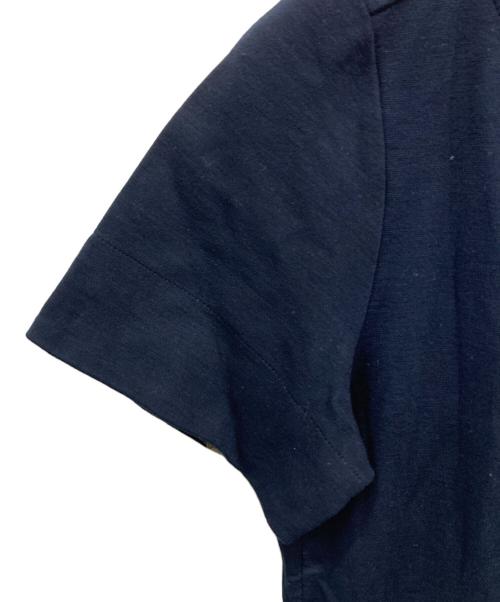 BLUE LABEL CRESTBRIDGE（ブルーレーベルクレストブリッジ）BLUE LABEL CRESTBRIDGE (ブルーレーベルクレストブリッジ) 半袖ワンピース ネイビー サイズ:SIZE 38の古着・服飾アイテム