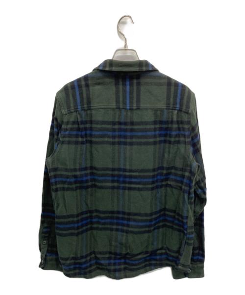 Patagonia（パタゴニア）Patagonia (パタゴニア) 長袖シャツ グリーン×ネイビー サイズ:SIZE Mの古着・服飾アイテム