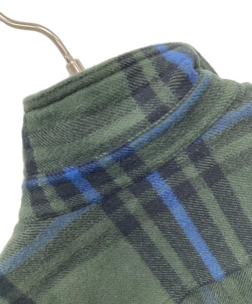 Patagonia（パタゴニア）Patagonia (パタゴニア) 長袖シャツ グリーン×ネイビー サイズ:SIZE Mの古着・服飾アイテム