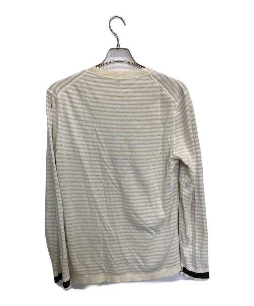 LOUIS VUITTON（ルイ ヴィトン）LOUIS VUITTON (ルイ ヴィトン) 薄手ニット ベージュ サイズ:SIZE Lの古着・服飾アイテム