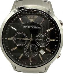 EMPORIO ARMANI（エンポリオ アルマーニ）の古着「クロノグラフ」｜ブラック