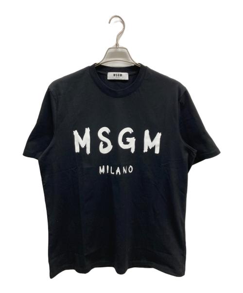 MSGM（エムエスジーエム）MSGM (エムエスジーエム) 半袖Tシャツ ブラック サイズ:Mの古着・服飾アイテム