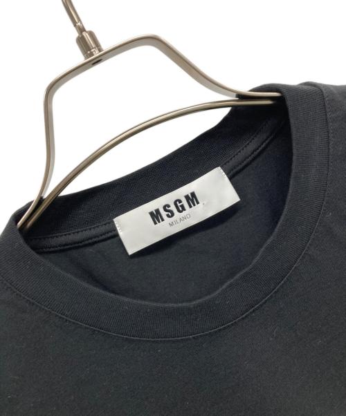 MSGM（エムエスジーエム）MSGM (エムエスジーエム) 半袖Tシャツ ブラック サイズ:Mの古着・服飾アイテム