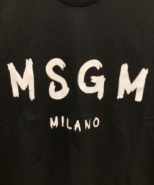MSGM（エムエスジーエム）MSGM (エムエスジーエム) 半袖Tシャツ ブラック サイズ:Mの古着・服飾アイテム
