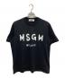 MSGM（エムエスジーエム）の古着「半袖Tシャツ」｜ブラック