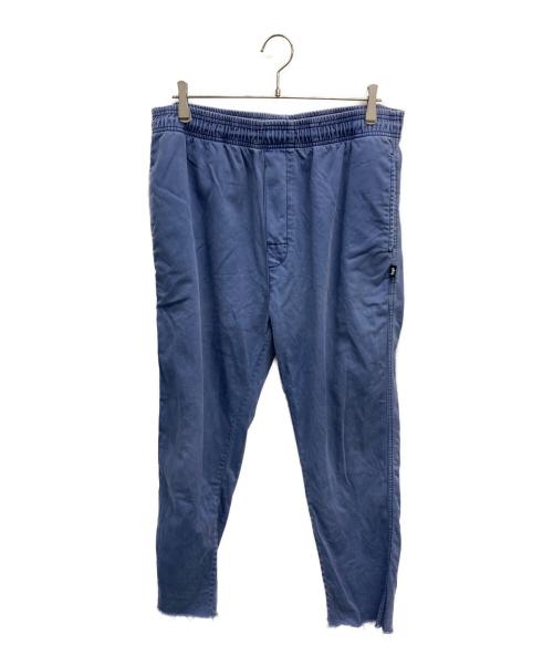 stussy（ステューシー）stussy (ステューシー) ワイドパンツ ブルー サイズ:Lの古着・服飾アイテム