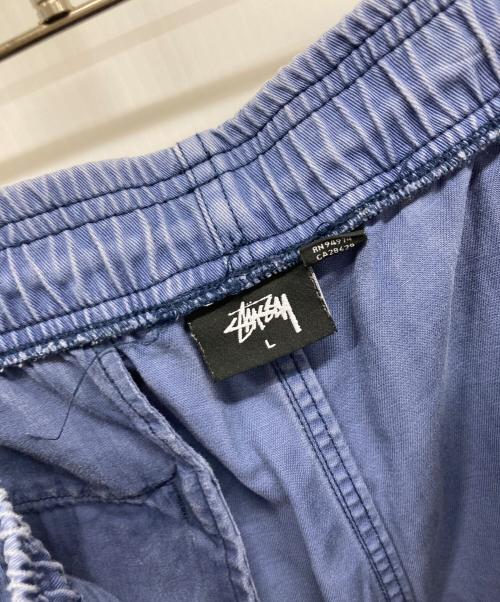 stussy（ステューシー）stussy (ステューシー) ワイドパンツ ブルー サイズ:Lの古着・服飾アイテム