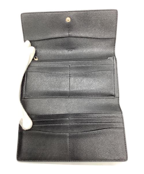 COACH（コーチ）COACH (コーチ) 長財布 ブラック×ブラウンの古着・服飾アイテム