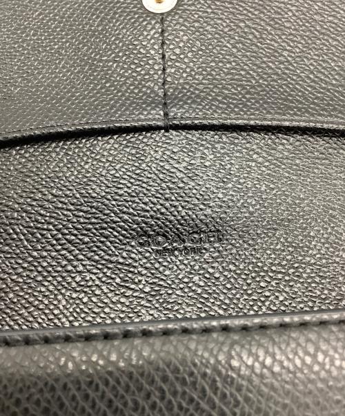 COACH（コーチ）COACH (コーチ) 長財布 ブラック×ブラウンの古着・服飾アイテム