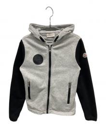 MONCLER（モンクレール）の古着「ジップパーカー」｜グリーン×グレー×ブラック