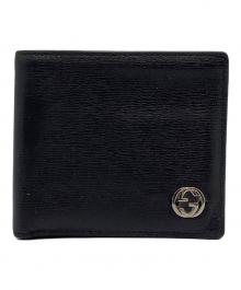 GUCCI（グッチ）の古着「2つ折り財布」｜ブラック