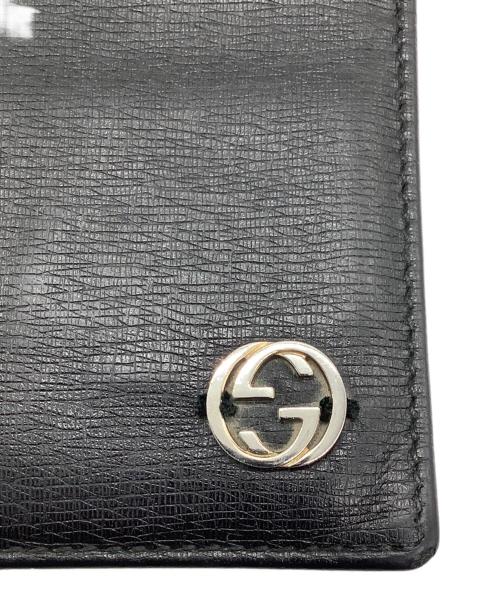 GUCCI（グッチ）GUCCI (グッチ) 2つ折り財布 ブラックの古着・服飾アイテム