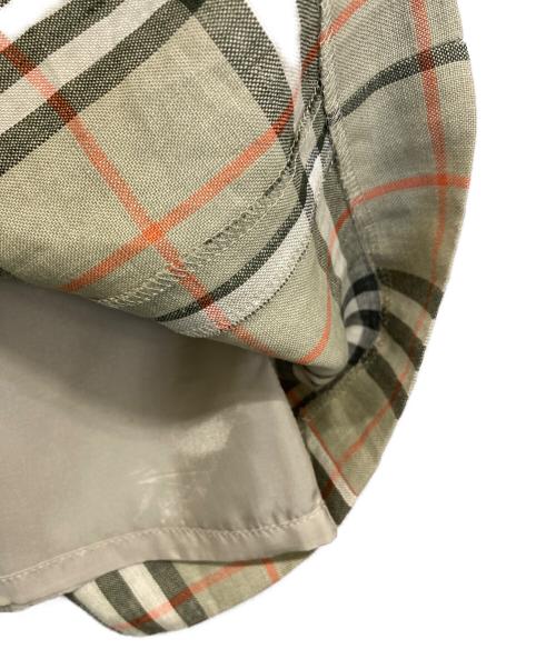 BURBERRY LONDON（バーバリーロンドン）BURBERRY LONDON (バーバリーロンドン) ノースリーブワンピース ベージュ×ブラック サイズ:SIZE 38の古着・服飾アイテム