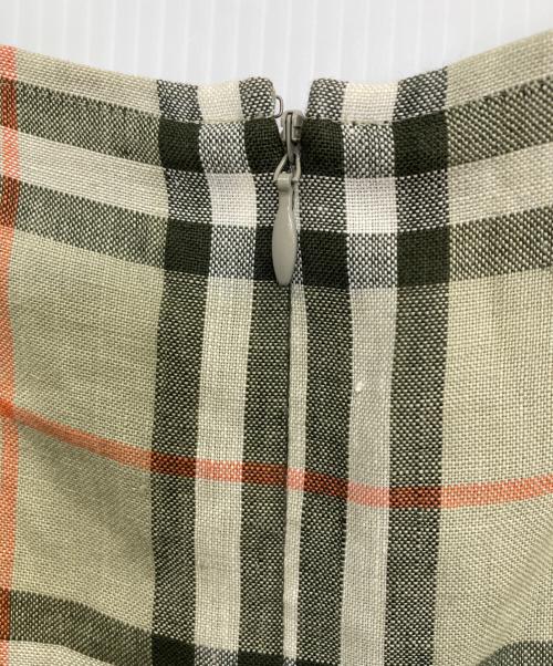BURBERRY LONDON（バーバリーロンドン）BURBERRY LONDON (バーバリーロンドン) ノースリーブワンピース ベージュ×ブラック サイズ:SIZE 38の古着・服飾アイテム