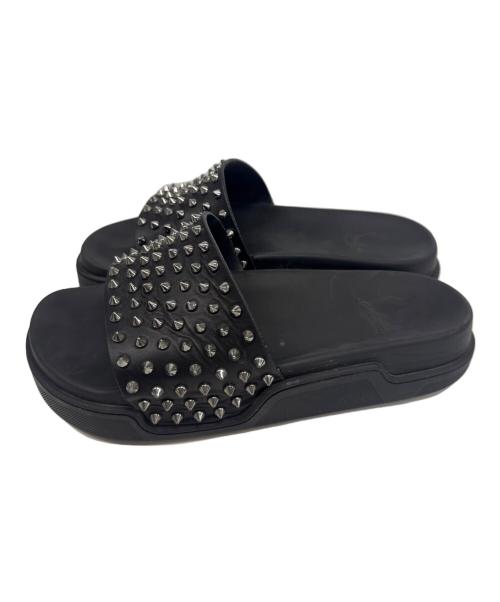 Christian Louboutin（クリスチャン・ルブタン）Christian Louboutin (クリスチャン・ルブタン) サンダル ブラック サイズ:SIZE 42の古着・服飾アイテム