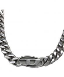 DIESEL（ディーゼル）の古着「スチールチェーンネックレス」｜シルバー