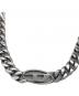 DIESEL（ディーゼル）の古着「スチールチェーンネックレス」｜シルバー