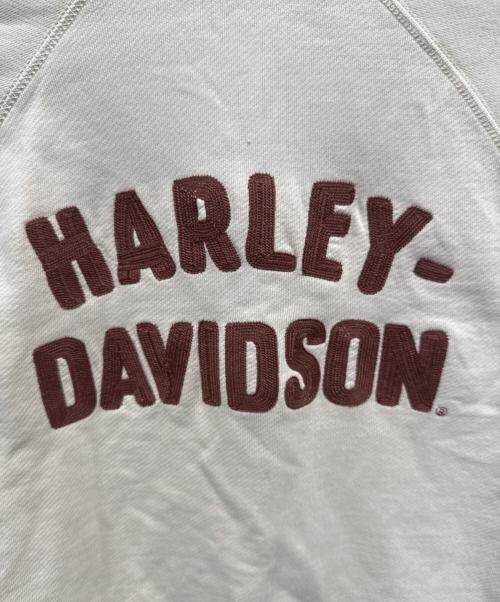 HARLEY-DAVIDSON（ハーレーダビッドソン）HARLEY-DAVIDSON (ハーレーダビッドソン) ブルゾン アイボリー サイズ:Ｍの古着・服飾アイテム