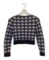 BOTTEGA VENETA (ボッテガベネタ) 薄手カーディガン パープル×ブラック サイズ:SIZE 38：7000円